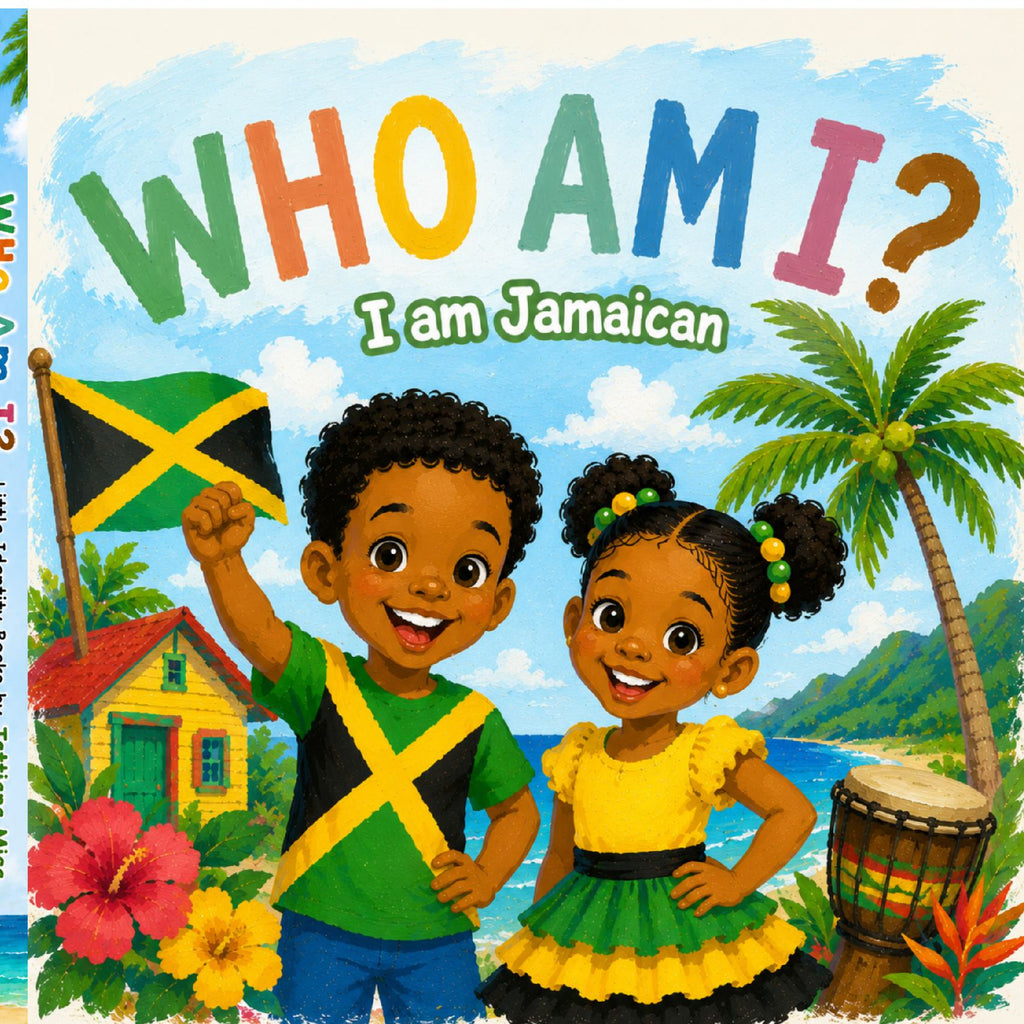 “Who Am I? I Am Jamaican” Children’s Cultural Colouring Book
