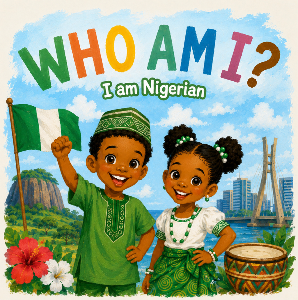 “Who Am I? I Am Nigerian” Children’s Cultural Colouring Book