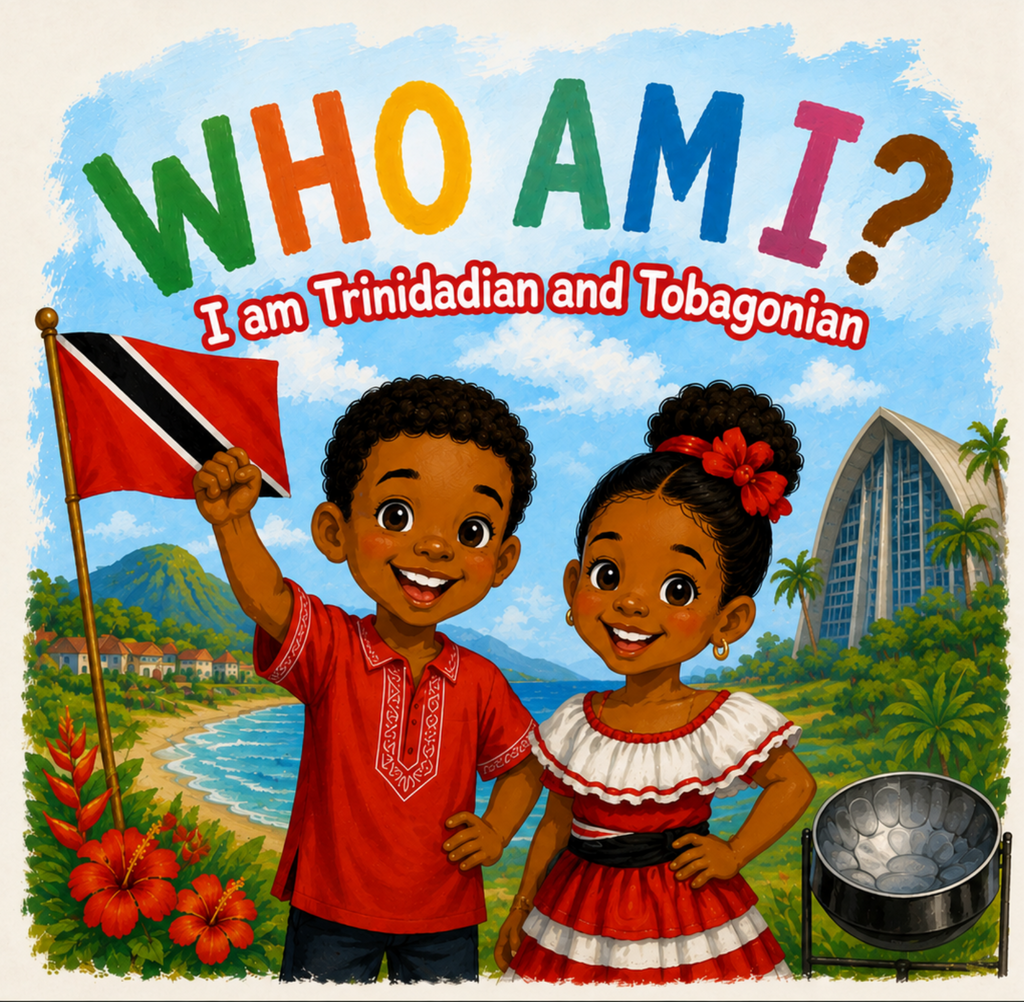 “Who Am I? I Am Trinidadian and Tobagonian” Children’s Cultural Colouring Book