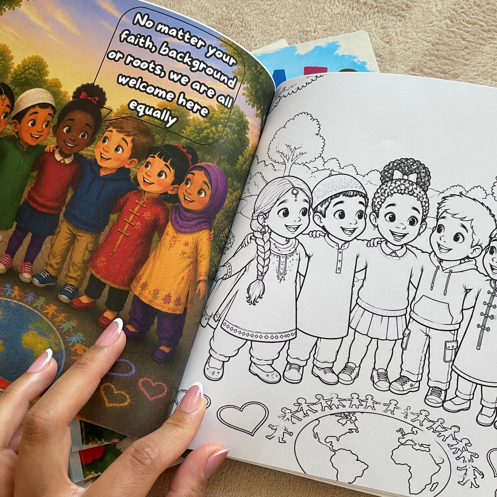 “Who Am I? I Am British” Children’s Cultural Colouring Book
