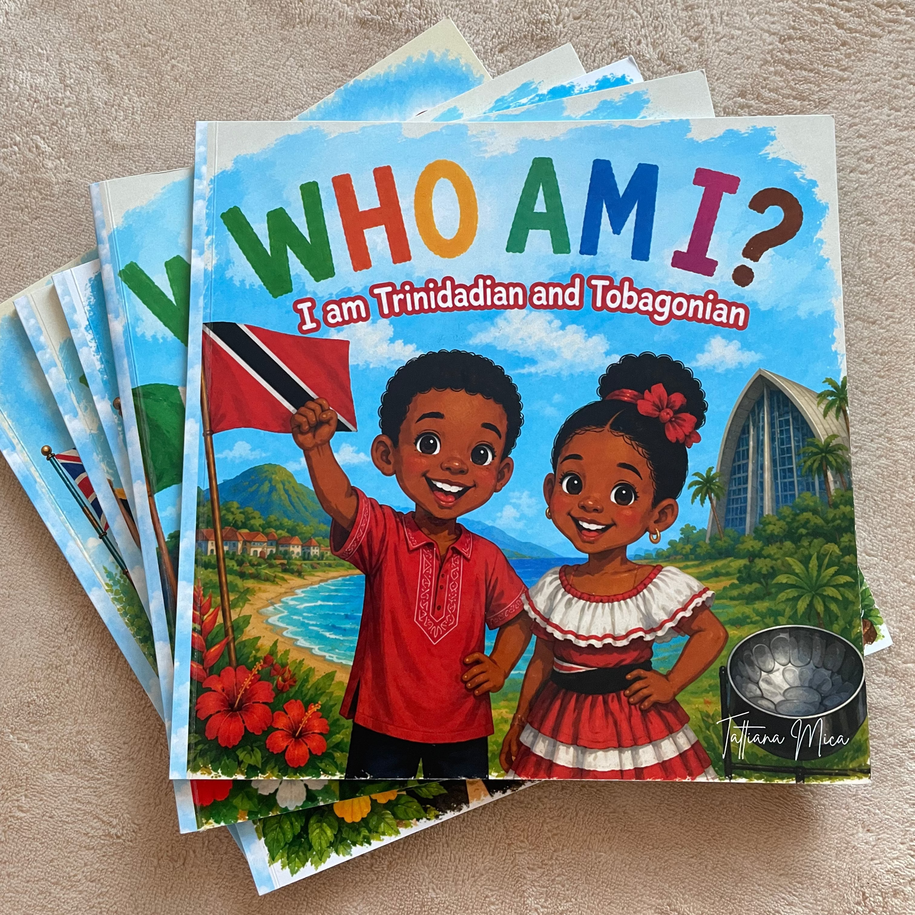 “Who Am I? I Am Trinidadian and Tobagonian” Children’s Cultural Colouring Book