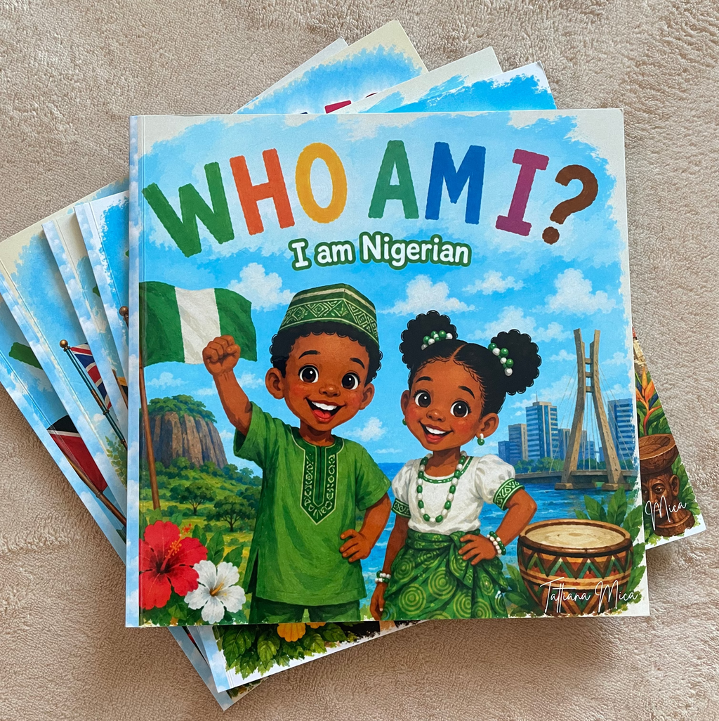 “Who Am I? I Am Nigerian” Children’s Cultural Colouring Book