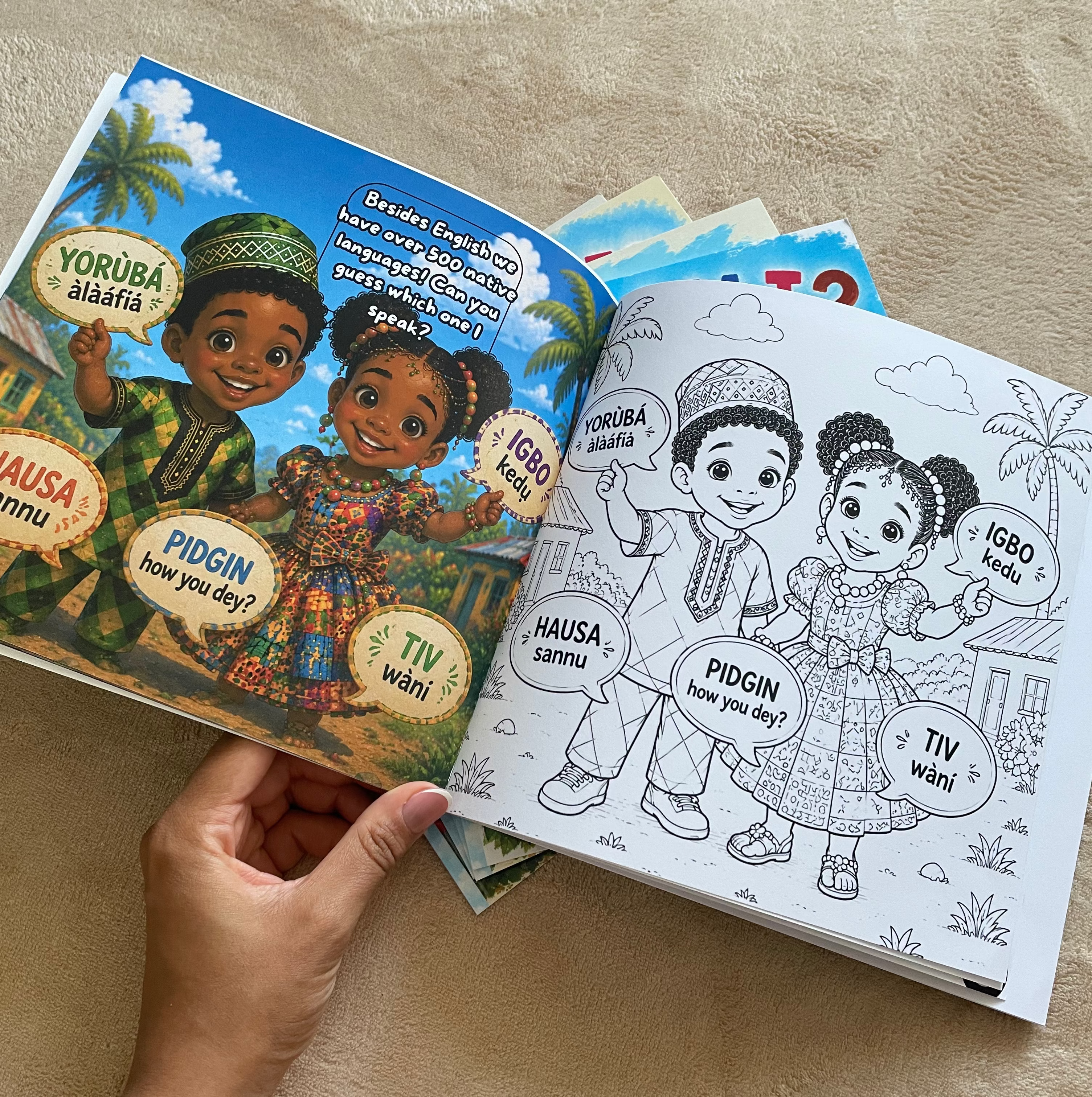 “Who Am I? I Am Nigerian” Children’s Cultural Colouring Book