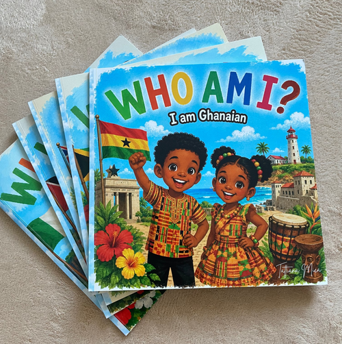 “Who Am I? I Am Ghanaian” Children’s Cultural Colouring Book