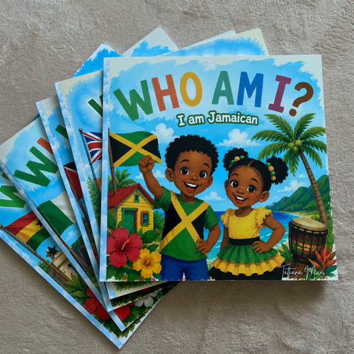 “Who Am I? I Am Jamaican” Children’s Cultural Colouring Book